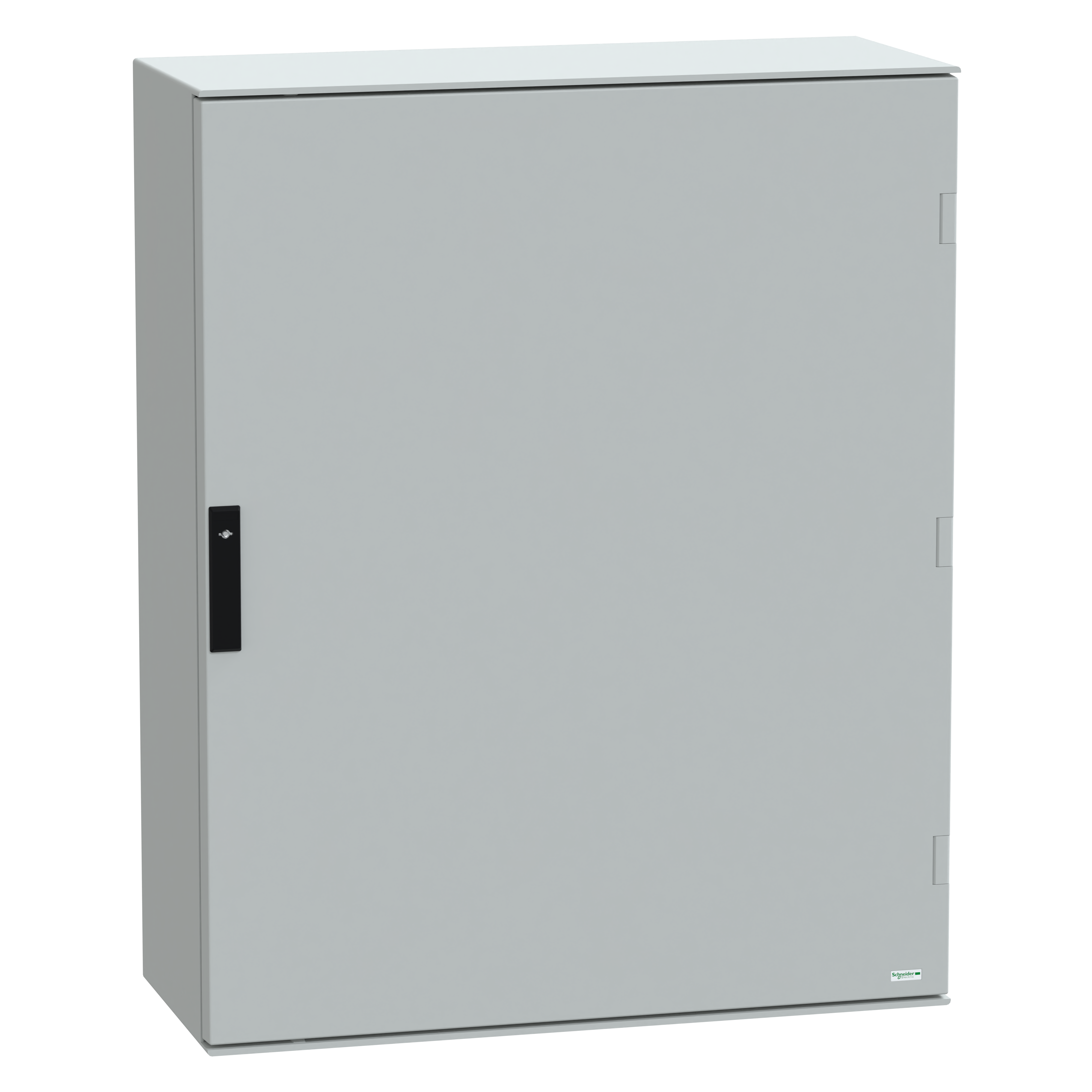 SCHNEIDER ELECTRIC - Cassetta in poliestere montata a parete, PanelSeT PLM, porta piena, con piastra in bakelite, 1056x852x350mm, IP66, IK10, RAL 7035