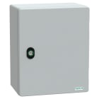 SCHNEIDER ELECTRIC - Cassetta in poliestere montata a parete, PanelSeT PLM, porta piena, 308x255x160mm, IP66, IK10, RAL 7035