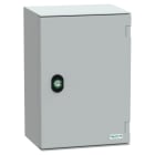 SCHNEIDER ELECTRIC - Cassetta in ABS + PC montata a parete, PanelSeT PLM, porta piena, con piastra metallica, 310x215x160 mm, IP66, IK10, RAL 7035