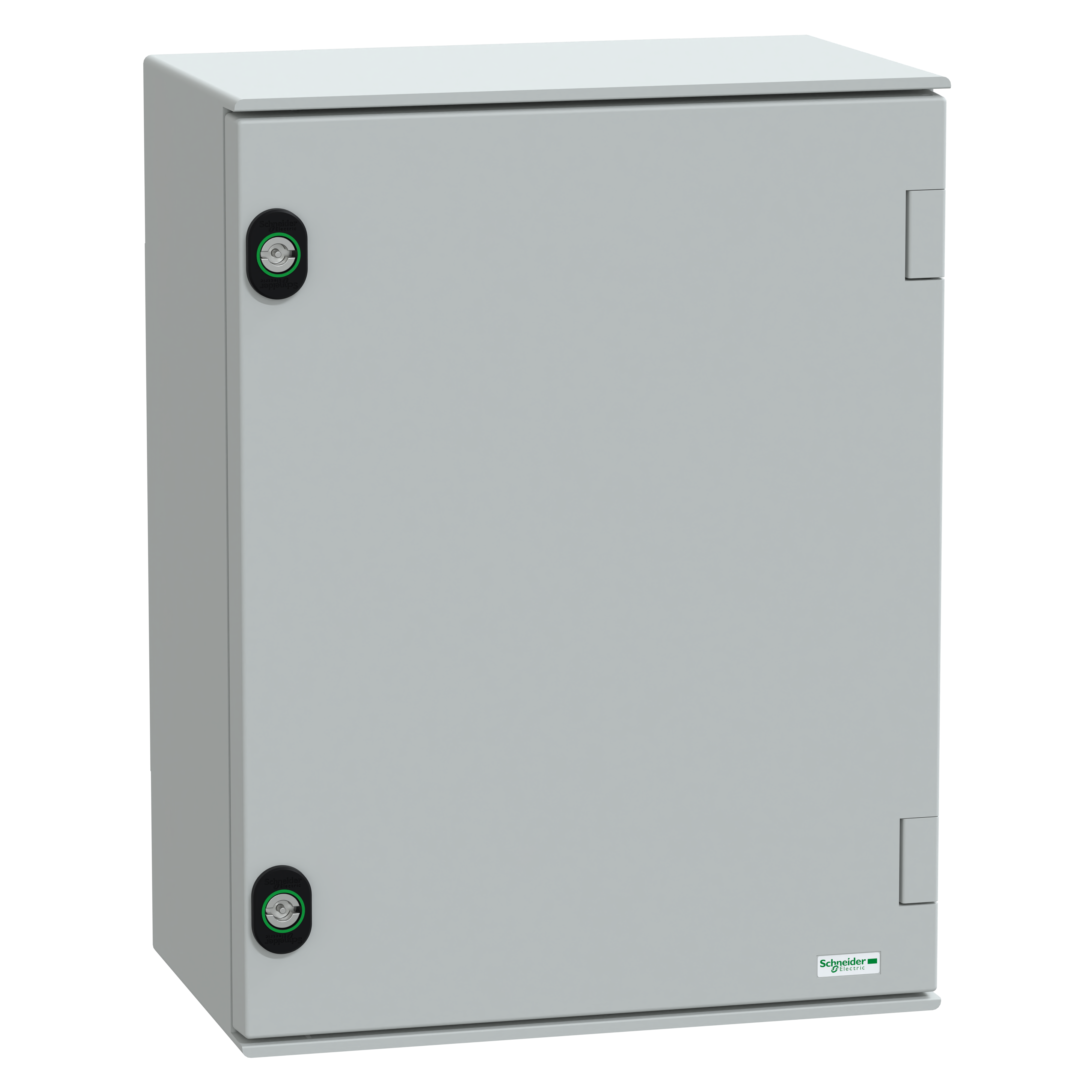 SCHNEIDER ELECTRIC - Cassetta in poliestere montata a parete, PanelSeT PLM, porta piena, 430x330x200mm, IP66, IK10, RAL 7035