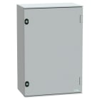 SCHNEIDER ELECTRIC - Cassetta in poliestere montata a parete, PanelSeT PLM, porta piena, 647x436x250mm, IP66, IK10, RAL 7035 NSYPLM64G