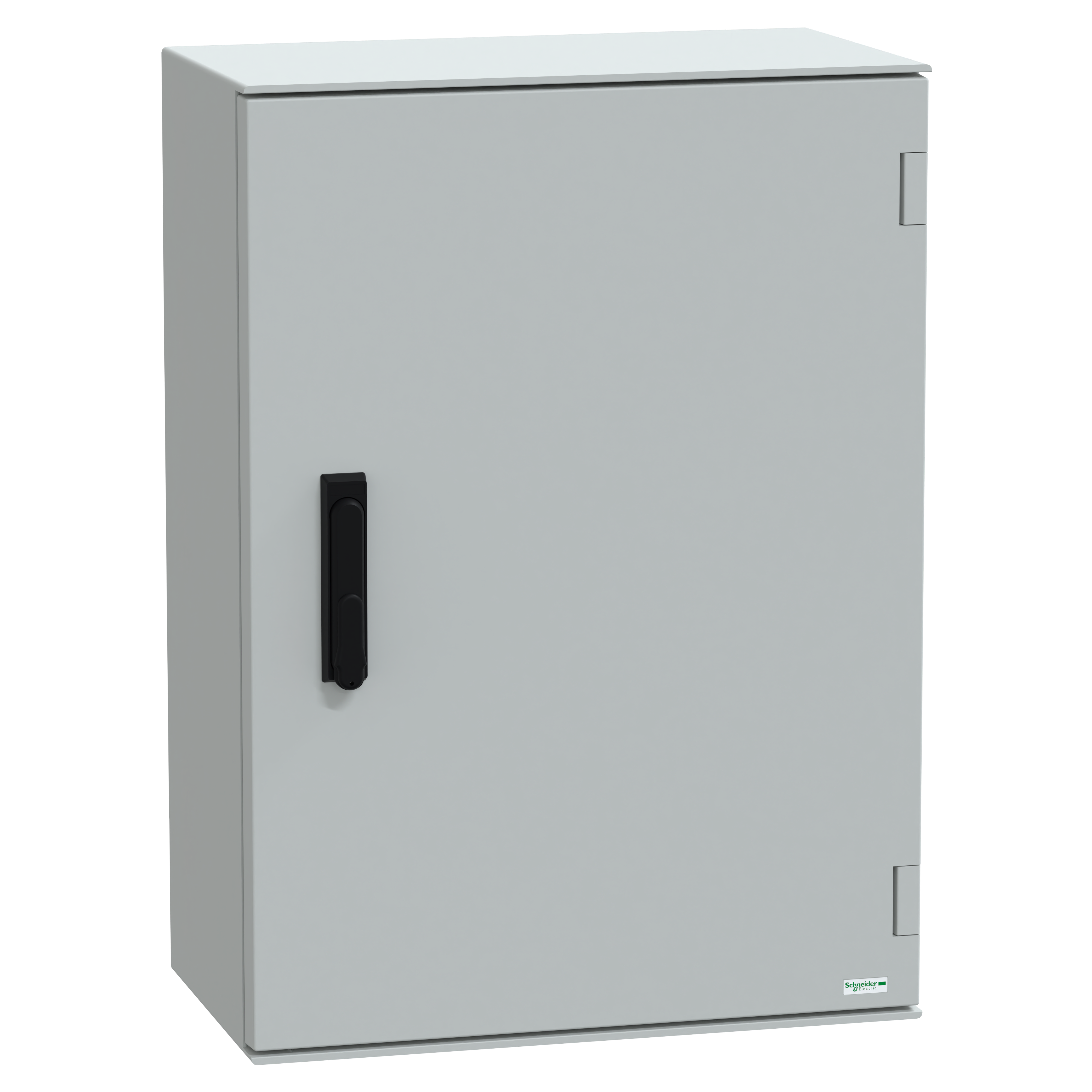 SCHNEIDER ELECTRIC - Cassetta in poliestere montata a parete, PanelSeT PLM, porta piena, con maniglia, 747x536x300mm, IP66, IK10, RAL 7035 NSYPLM75VG