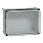 SCHNEIDER ELECTRIC - Cassetta PLS, retro in poliestere, coperchio trasparente per PC IP65 27x36x23cm