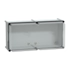 SCHNEIDER ELECTRIC - Cassetta PLS, retro in poliestere, coperchio trasparente per PC IP65 27x54x23cm