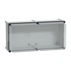 SCHNEIDER ELECTRIC - Cassetta PLS, retro in poliestere, coperchio trasparente per PC IP65 27x54x23cm