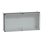 SCHNEIDER ELECTRIC - Cassetta PLS, retro in poliestere, coperchio trasparente per PC IP65 36x72x23 cm