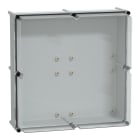 SCHNEIDER ELECTRIC - Cassetta PLS, retro in poliestere, coperchio trasparente per PC IP65 54x54x23cm