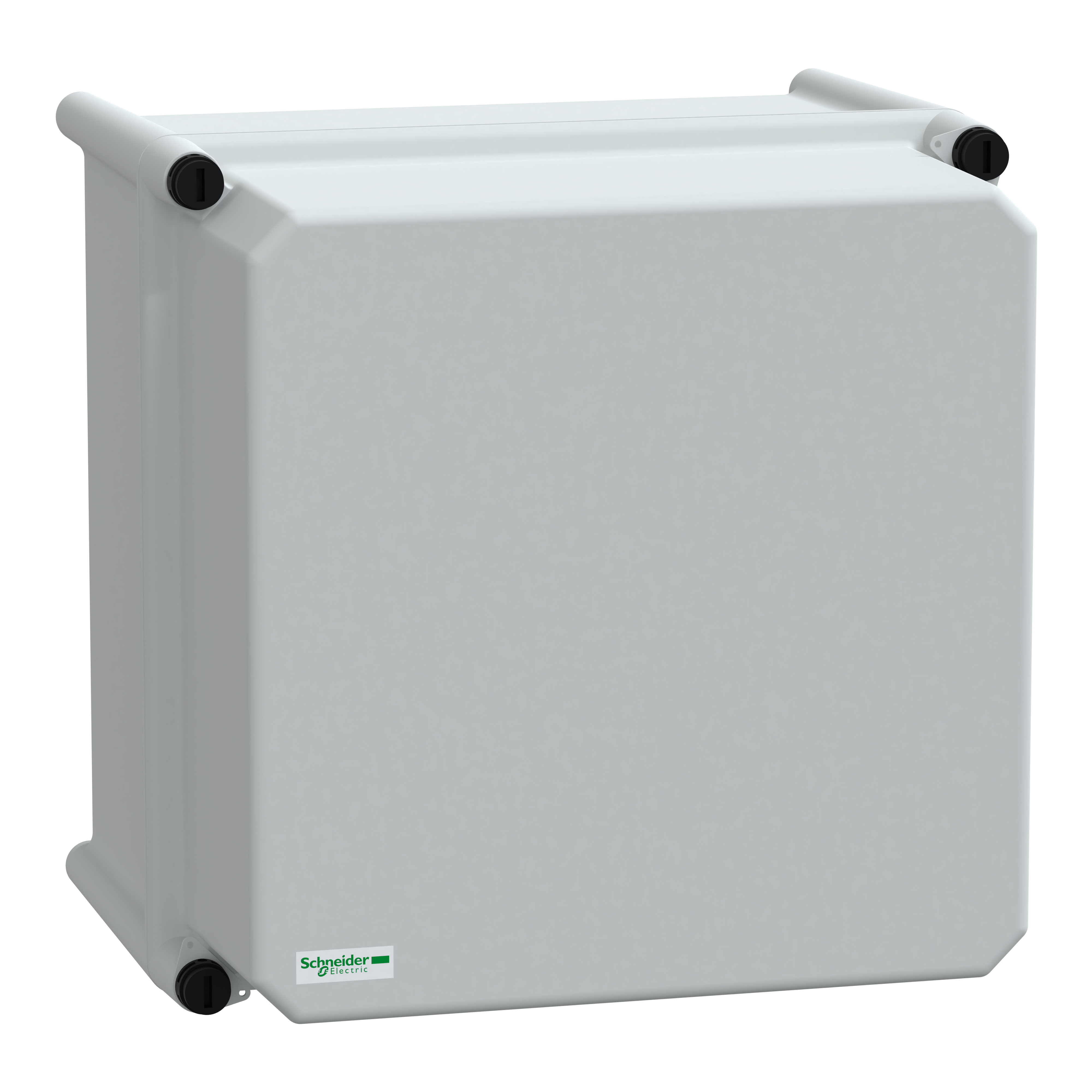 SCHNEIDER ELECTRIC - Cassetta PLS, retro in poliestere, copertura PC opaca IP65 27x27x23cm NSYPLSC2727AG