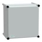 SCHNEIDER ELECTRIC - Cassetta PLS, retro in poliestere, copertura PC opaca IP65 27x27x18cm