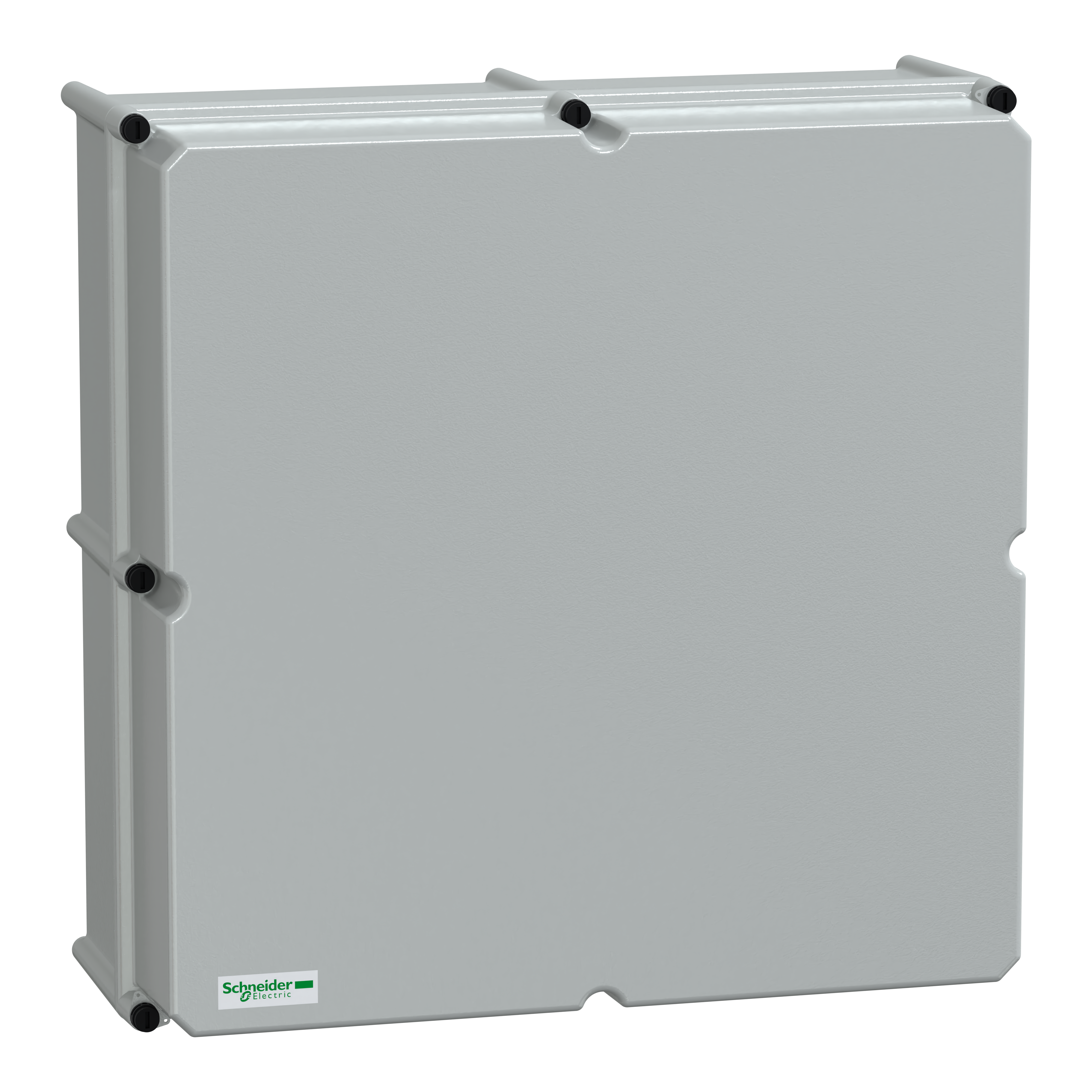SCHNEIDER ELECTRIC - Cassetta PLS, retro in poliestere, coperchio PC opaco IP65 54x54x23cm