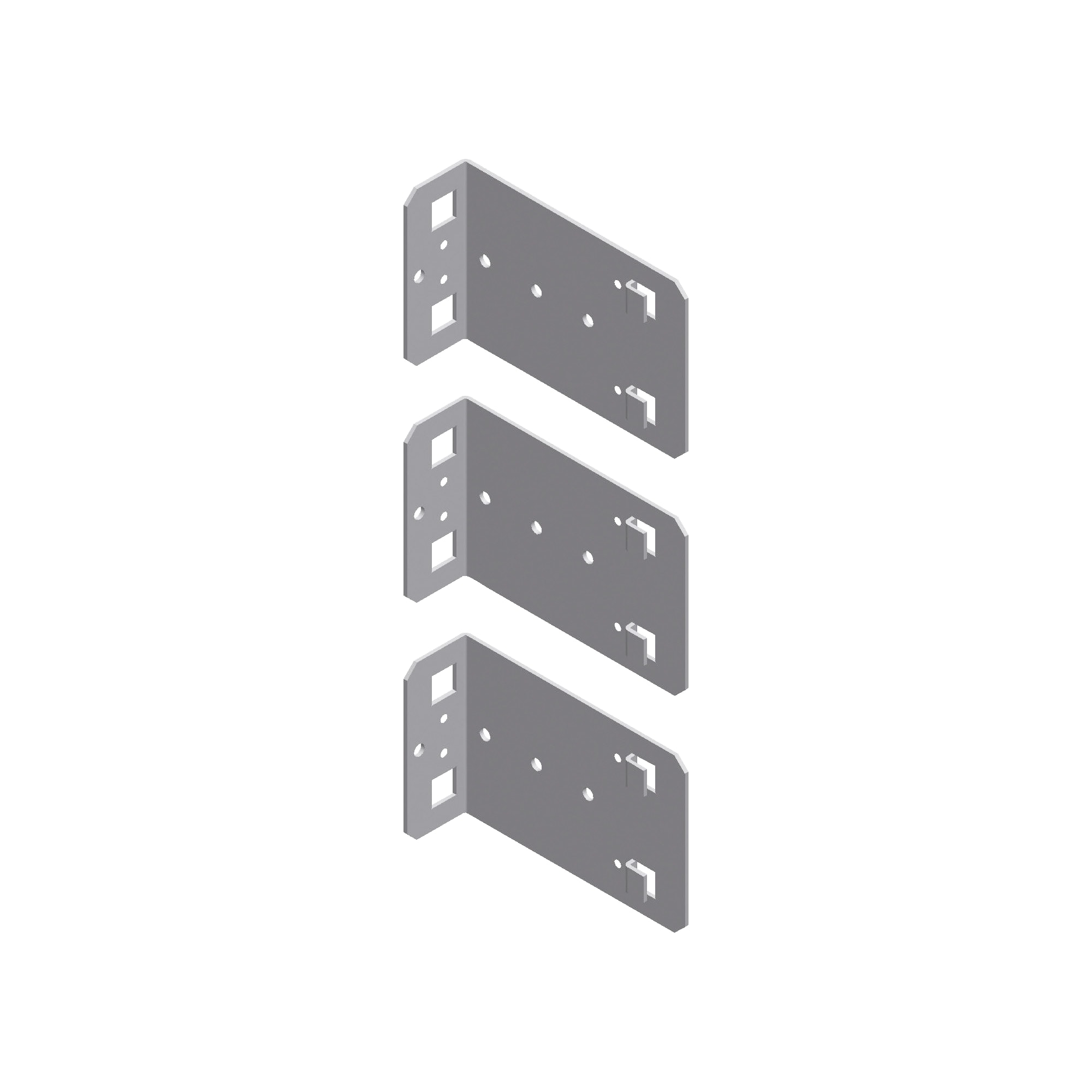 SCHNEIDER ELECTRIC - Staffe fissaggio canaline su telai rack 19"