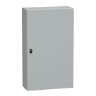 SCHNEIDER ELECTRIC - Cassetta in acciaio montata a parete, PanelSeT S3D, porta piena, con piastra di montaggio, 1000x600x250mm, IP66, IK10