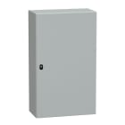 SCHNEIDER ELECTRIC - Cassetta in acciaio montata a parete, PanelSeT S3D, porta piena, senza piastra di montaggio, 1000x600x300mm, IP66, IK10