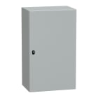 SCHNEIDER ELECTRIC - Cassetta in acciaio montata a parete, PanelSeT S3D, porta piena, senza piastra di montaggio, 1000x600x400mm, IP66, IK10