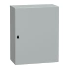 SCHNEIDER ELECTRIC - Cassetta in acciaio montata a parete, PanelSeT S3D, porta piena, con piastra di montaggio, 1000x800x400mm, IP66, IK10