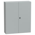 SCHNEIDER ELECTRIC - Cassetta in acciaio montata a parete, PanelSeT S3D, porta piena e piastra di montaggio 1200x1000x300, IP55, IK10
