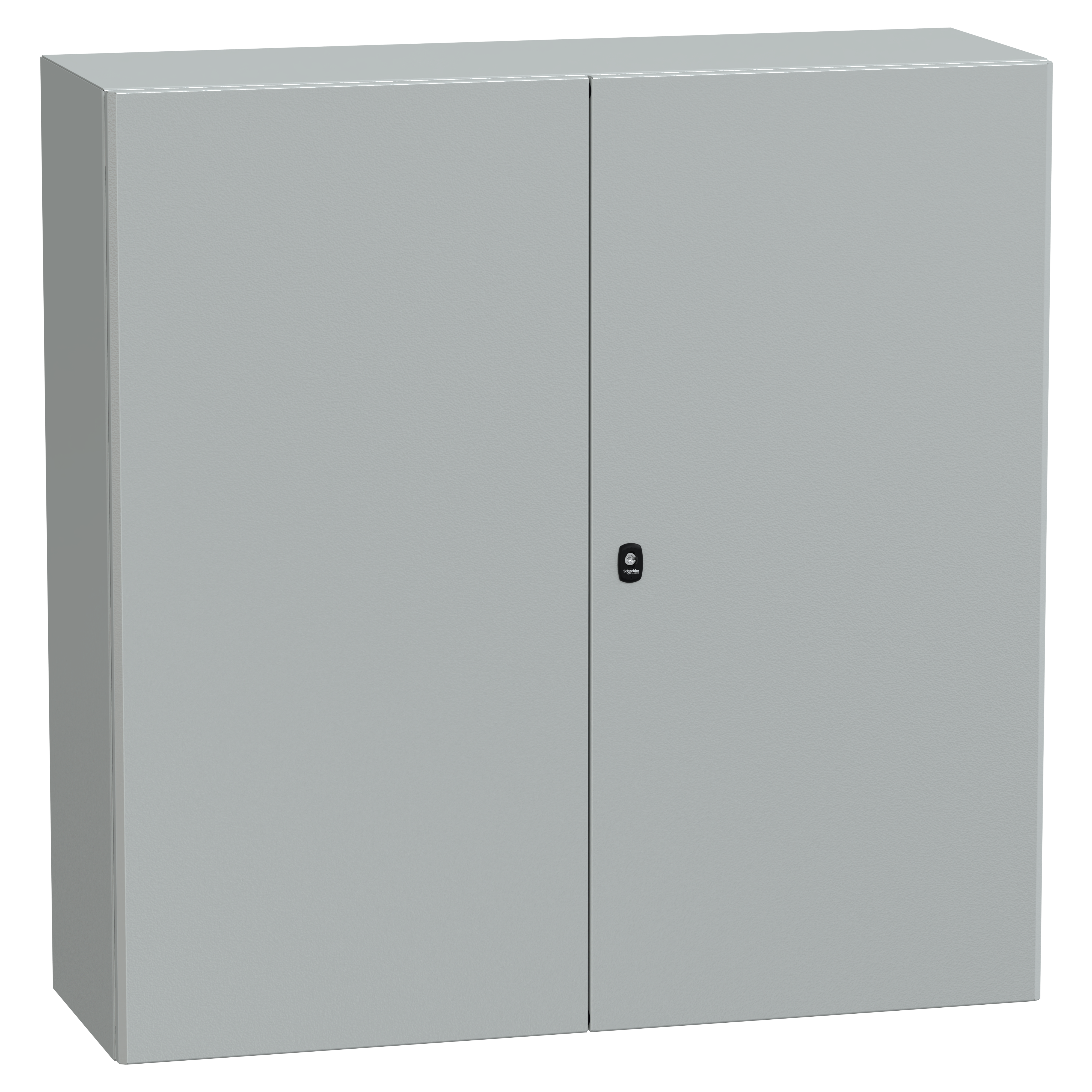 SCHNEIDER ELECTRIC - Cassetta in acciaio montata a parete, PanelSeT S3D, porta piena senza piastra 1200x1200x400 IP55 IK10 NSYS3D121240D