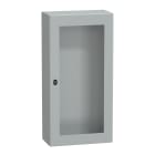 SCHNEIDER ELECTRIC - Cassetta in acciaio montata a parete, PanelSeT S3D, porta trasparente, senza piastra di montaggio, 1200x600x300mm, IP66, IK08 NSYS3D12630T