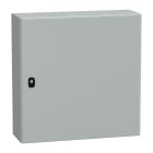 SCHNEIDER ELECTRIC - Cassetta in acciaio montata a parete, PanelSeT S3D, porta piena, con piastra di montaggio, 600x600x200mm, IP66, IK10 NSYS3D6620P