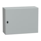 SCHNEIDER ELECTRIC - Cassetta in acciaio montata a parete, PanelSeT S3D, porta piena, senza piastra di montaggio, 600x800x300mm, IP66, IK10