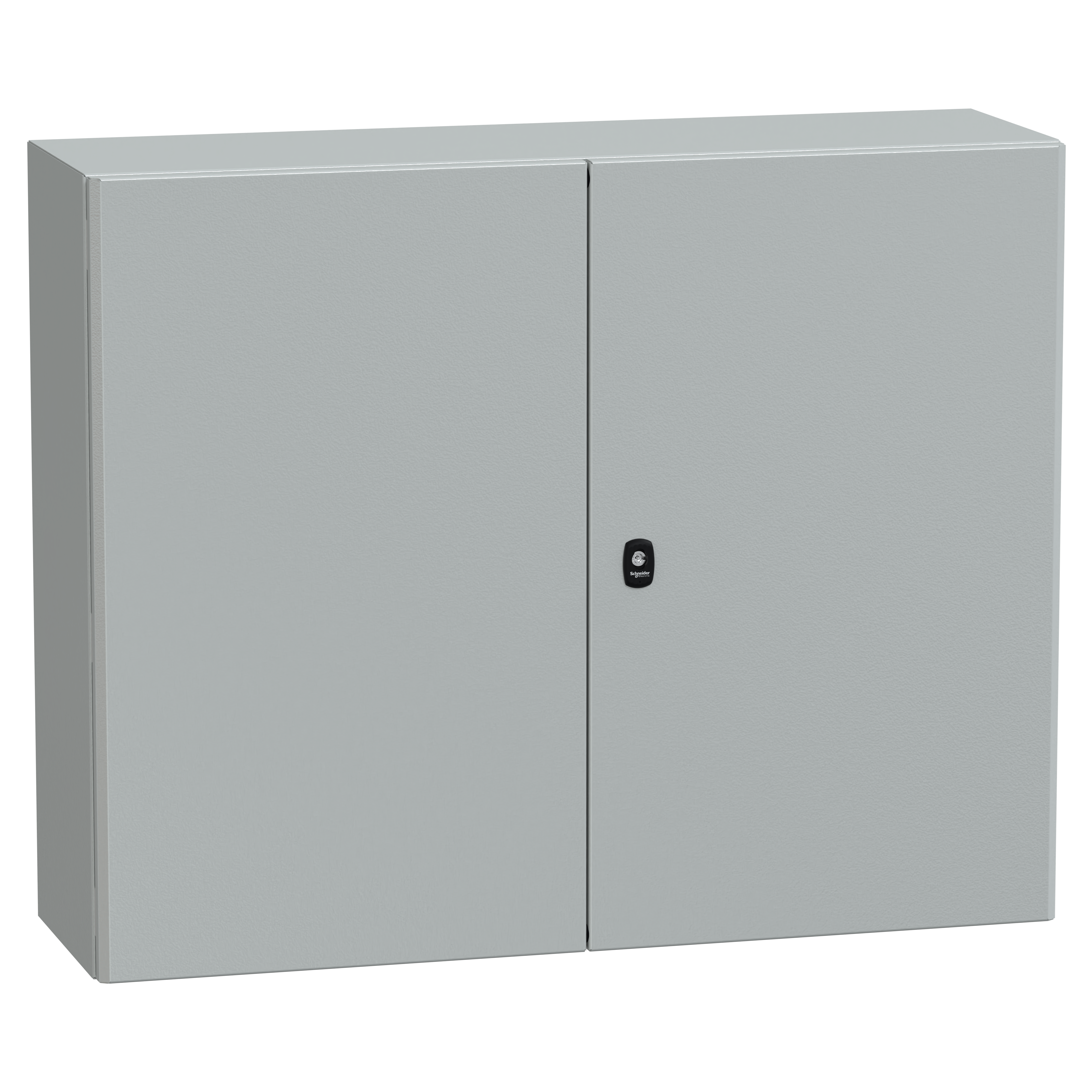 SCHNEIDER ELECTRIC - Cassetta in acciaio montata a parete, PanelSeT S3D, porta piena senza piastra 800x1000x300, IP55, IK10