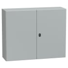 SCHNEIDER ELECTRIC - Cassetta in acciaio montata a parete, PanelSeT S3D, porta piena senza piastra 800x1000x300, IP55, IK10