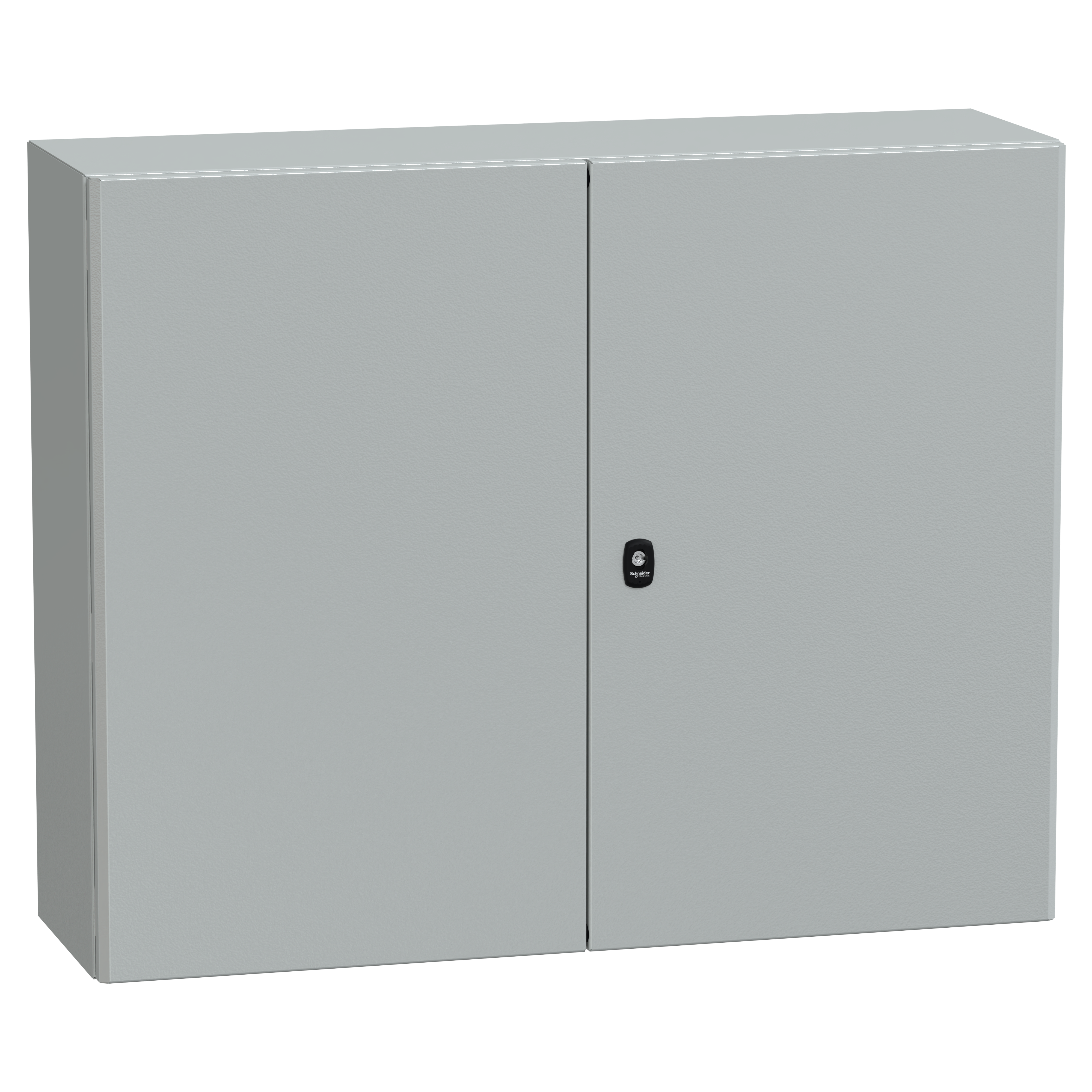 SCHNEIDER ELECTRIC - Cassa PanelSeT S3D + piastra di fondo 800X1000X300 2porte RAL7035