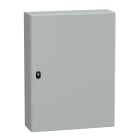 SCHNEIDER ELECTRIC - Cassetta in acciaio montata a parete, PanelSeT S3D, porta piena, con piastra di montaggio, 800x600x200mm, IP66, IK10