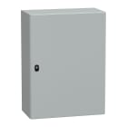 SCHNEIDER ELECTRIC - Cassetta in acciaio montata a parete, PanelSeT S3D, porta piena, senza piastra di montaggio, 800x600x300mm, IP66, IK10