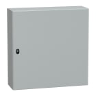 SCHNEIDER ELECTRIC - Cassetta in acciaio montata a parete, PanelSeT S3D, porta piena, con piastra di montaggio, 800x800x250mm, IP66, IK10 NSYS3D8825P
