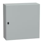 SCHNEIDER ELECTRIC - Cassetta in acciaio montata a parete, PanelSeT S3D, porta piena, con piastra di montaggio, 800x800x300mm, IP66, IK10 NSYS3D8830P