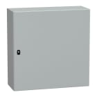 SCHNEIDER ELECTRIC - Cassetta in acciaio montata a parete, PanelSeT S3D, porta piena, con piastra di montaggio, 800x800x300mm, IP66, IK10