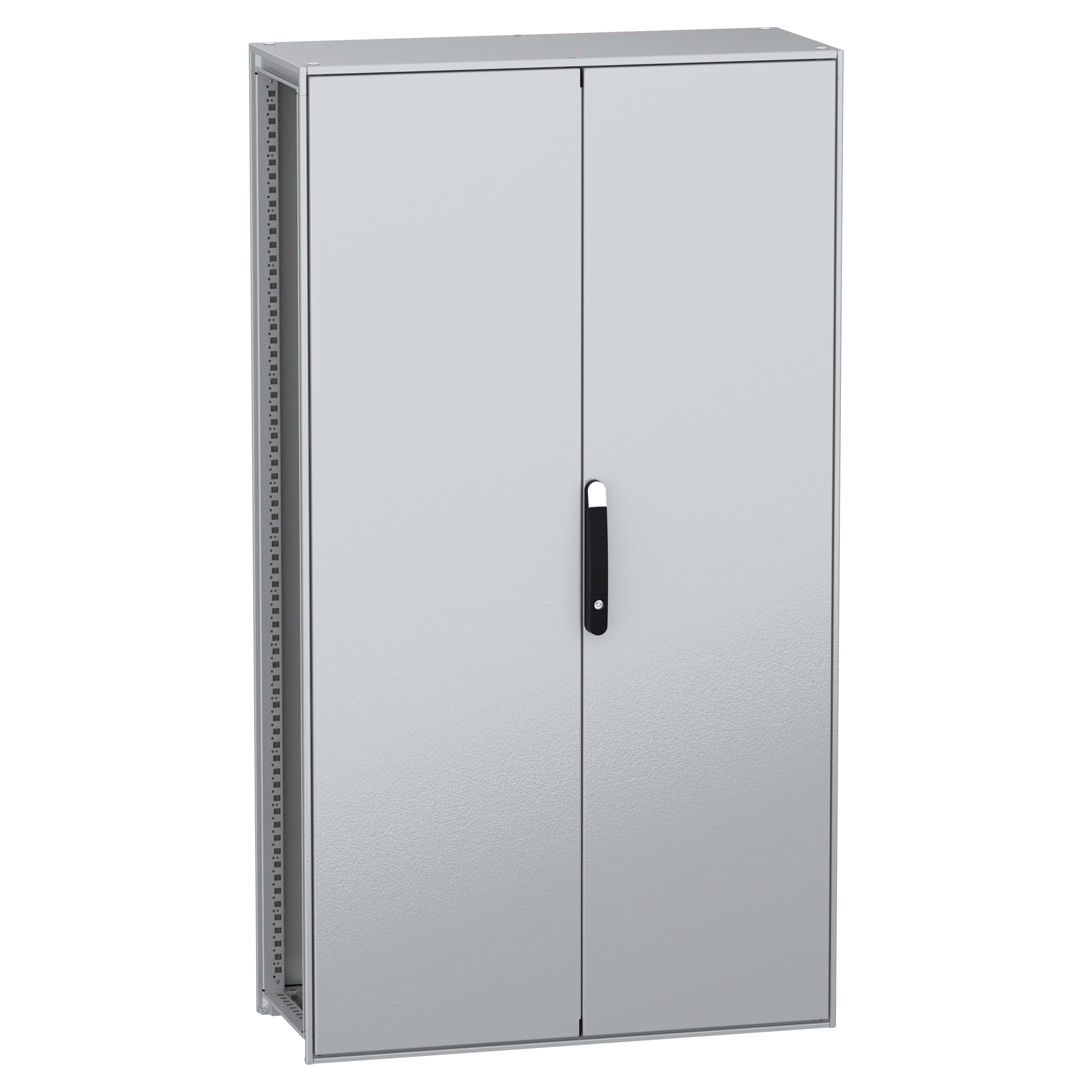 SCHNEIDER ELECTRIC - Armadio modulare a pavimento, PanelSeT SFN, acciaio decarbonizzato, piastra, 1800x1000x400 mm, 2 porte, IP55