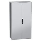 SCHNEIDER ELECTRIC - Armadio modulare a pavimento, PanelSeT SFN, acciaio decarbonizzato, piastra, 1800x1000x400 mm, 2 porte, IP55