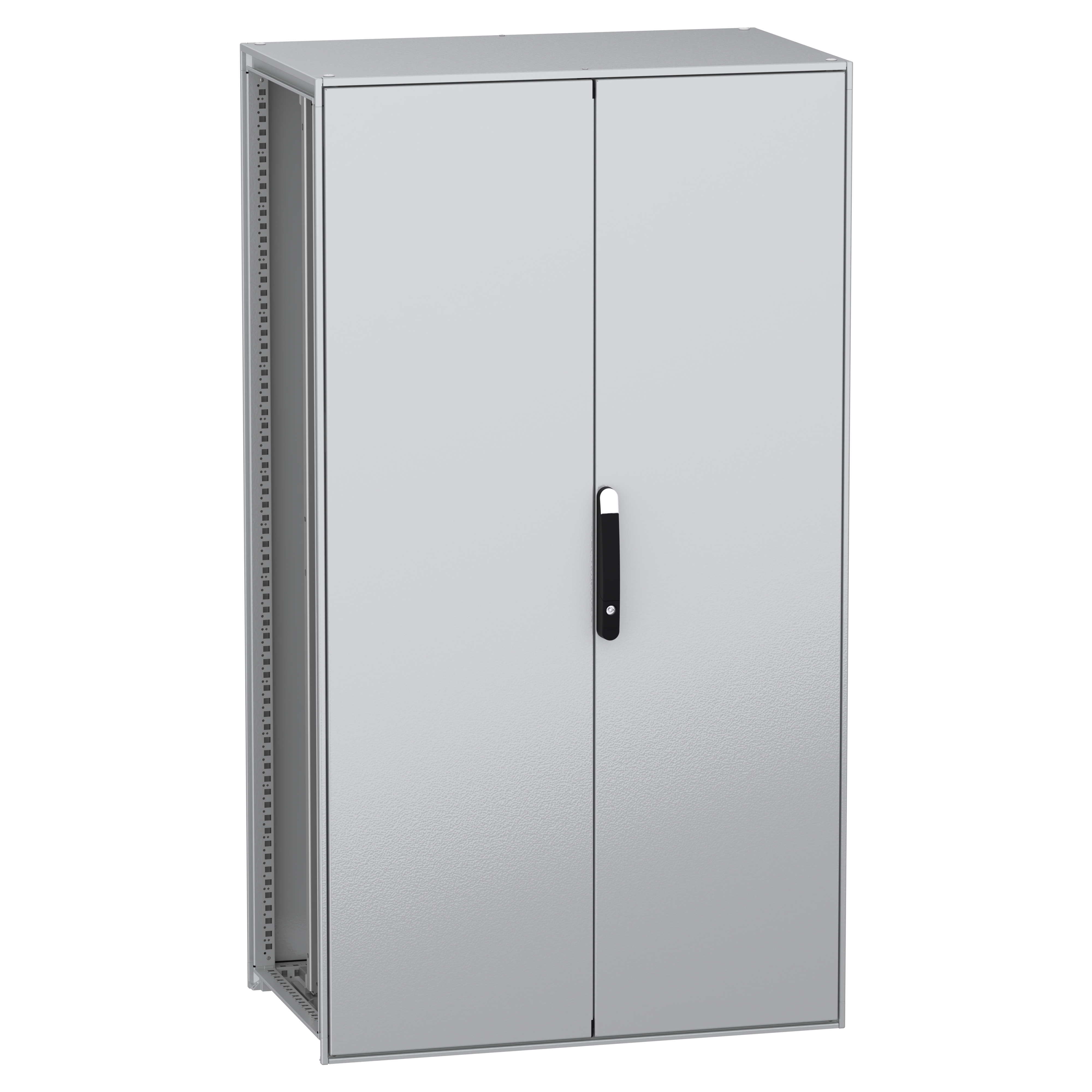 SCHNEIDER ELECTRIC - Armadio modulare a pavimento, PanelSeT SFN, acciaio decarbonizzato, piastra, 1800x1000x600 mm, 2 porte, IP55