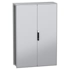 SCHNEIDER ELECTRIC - Armadio modulare a pavimento, PanelSeT SFN, acciaio decarbonizzato, piastra, 1800x1200x400 mm, 2 porte, IP55
