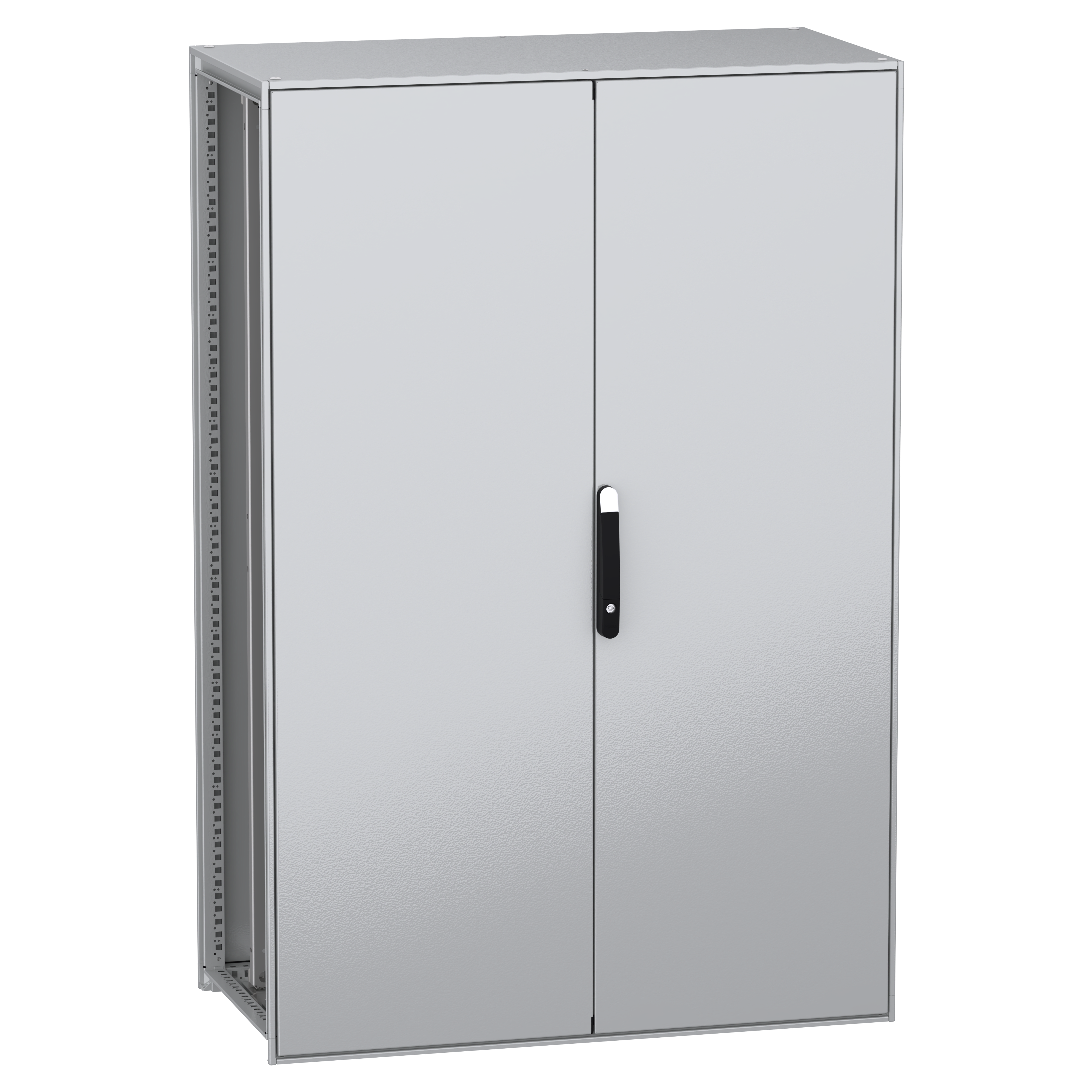 SCHNEIDER ELECTRIC - Armadio modulare a pavimento, PanelSeT SFN, acciaio decarbonizzato, piastra, 1800x1200x600 mm, 2 porte, IP55
