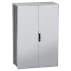 SCHNEIDER ELECTRIC - Armadio modulare a pavimento, PanelSeT SFN, acciaio decarbonizzato, piastra, 1800x1200x600 mm, 2 porte, IP55