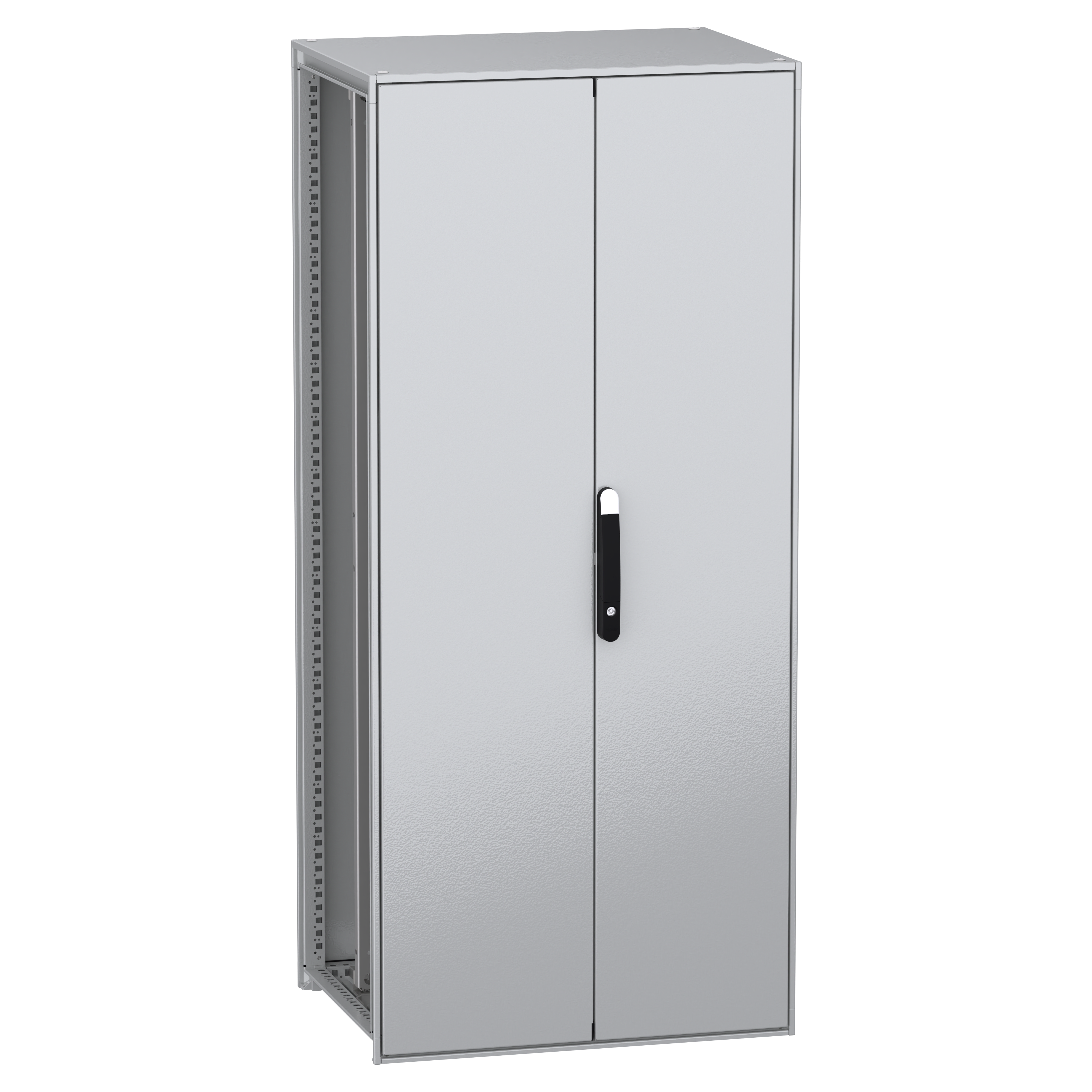 SCHNEIDER ELECTRIC - Armadio modulare a pavimento, PanelSeT SFN, acciaio decarbonizzato, piastra, 1800x800x600mm, 2 porte, IP55