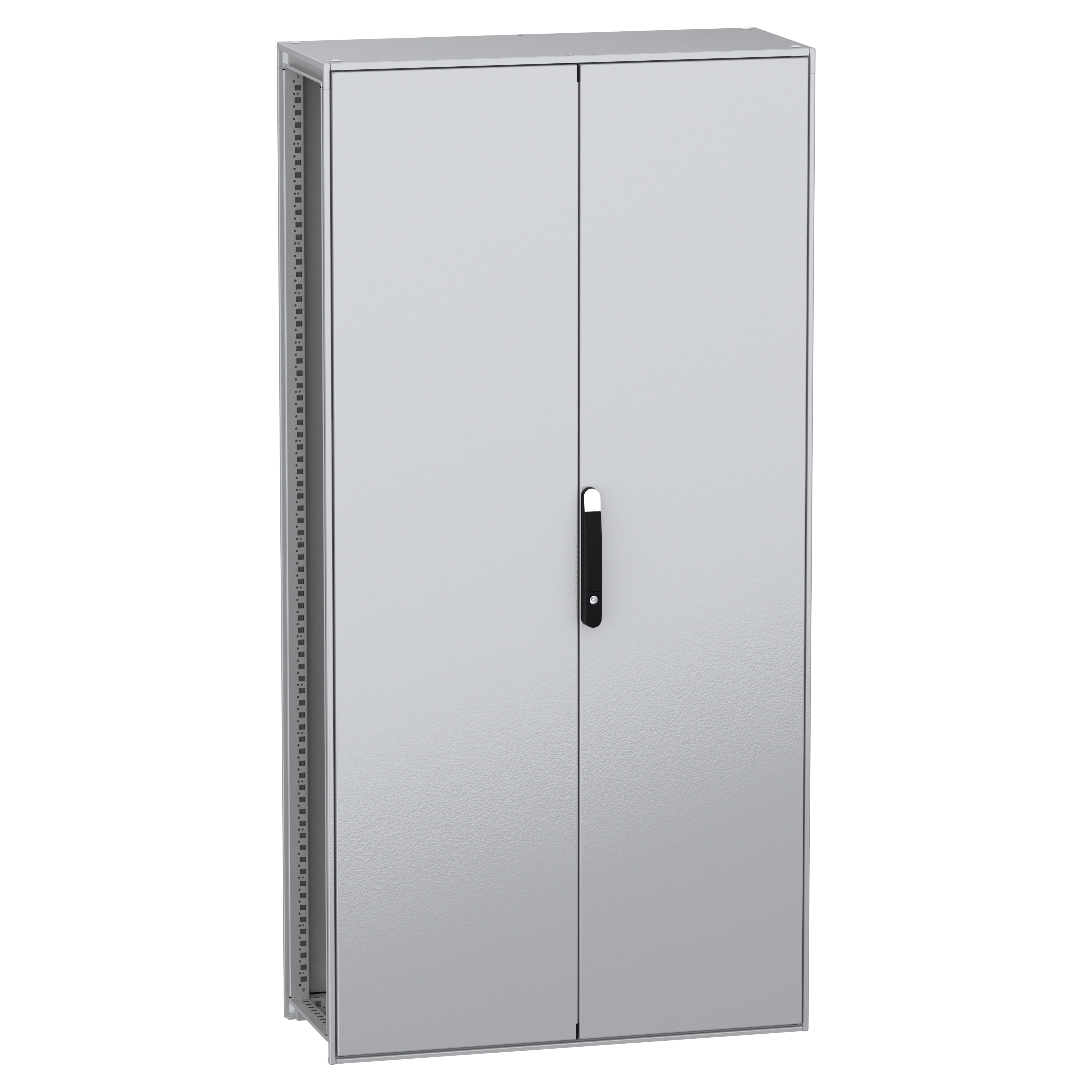 SCHNEIDER ELECTRIC - Armadio modulare a pavimento, PanelSeT SFN, acciaio decarbonizzato, piastra, 2000x1000x400 mm, 2 porte, IP55