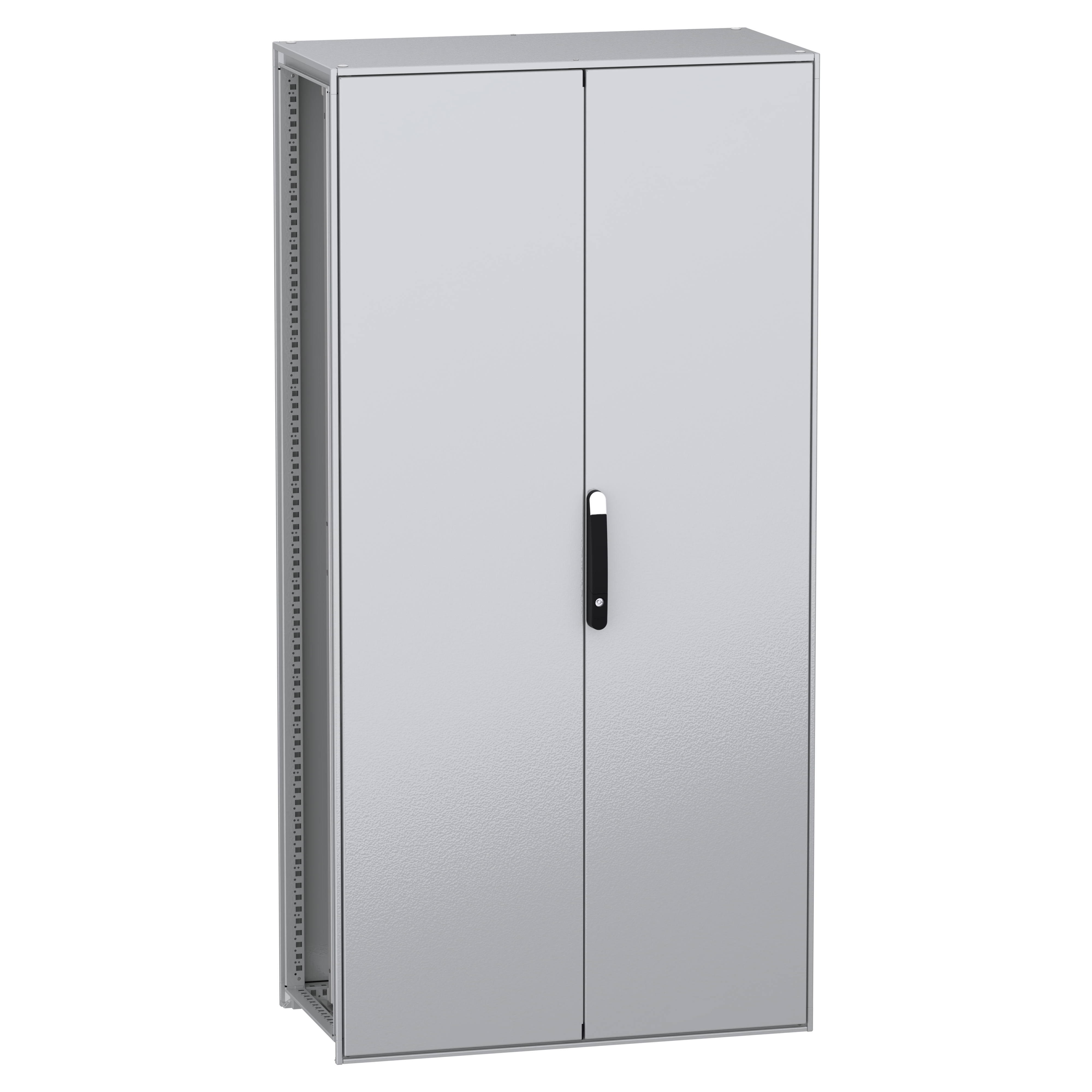 SCHNEIDER ELECTRIC - Armadio modulare a pavimento, PanelSeT SFN, acciaio decarbonizzato, piastra, 2000x1000x500 mm, 2 porte, IP55