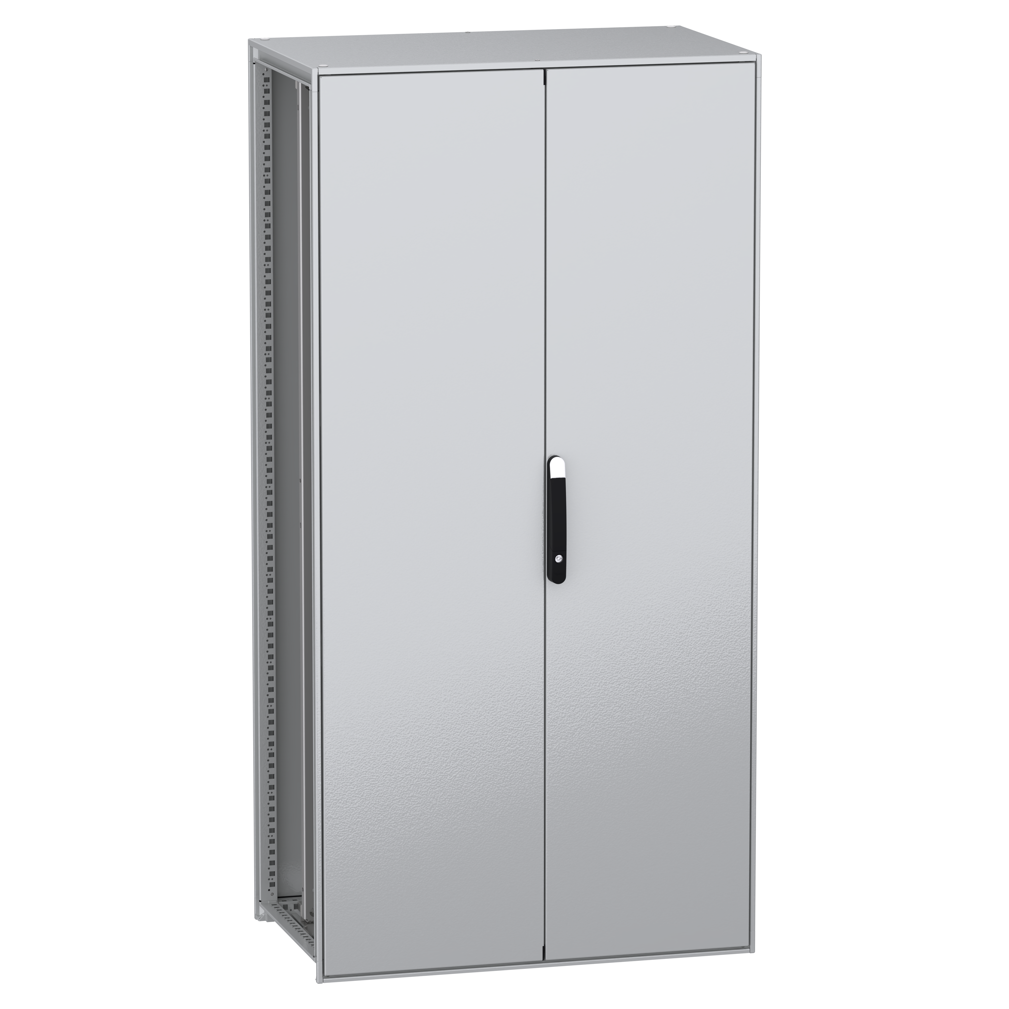 SCHNEIDER ELECTRIC - Armadio modulare a pavimento, PanelSeT SFN, acciaio decarbonizzato, piastra, 2000x1000x600 mm, 2 porte, IP55