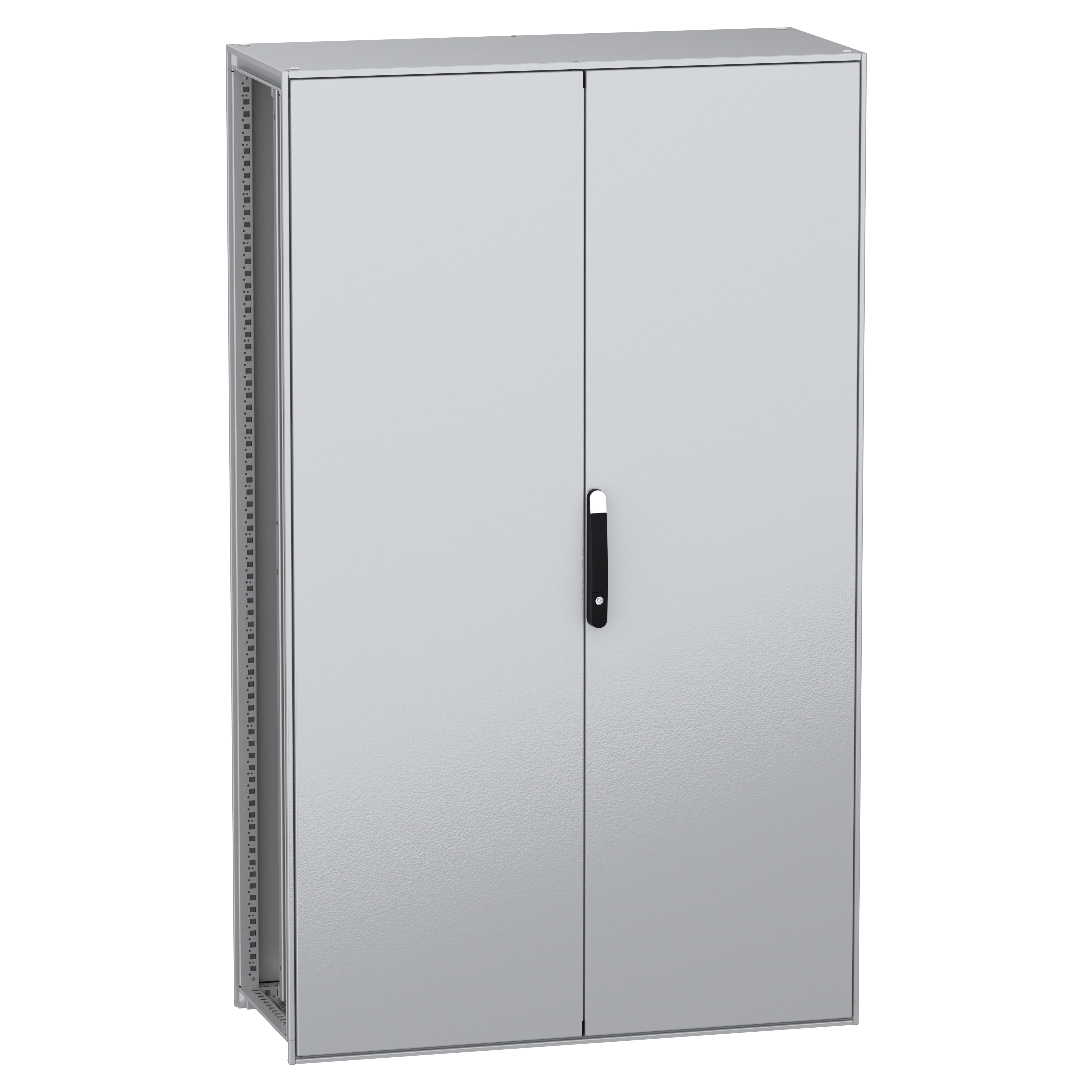 SCHNEIDER ELECTRIC - Armadio modulare a pavimento, PanelSeT SFN, acciaio decarbonizzato, piastra, 2000x1200x500 mm, 2 porte, IP55