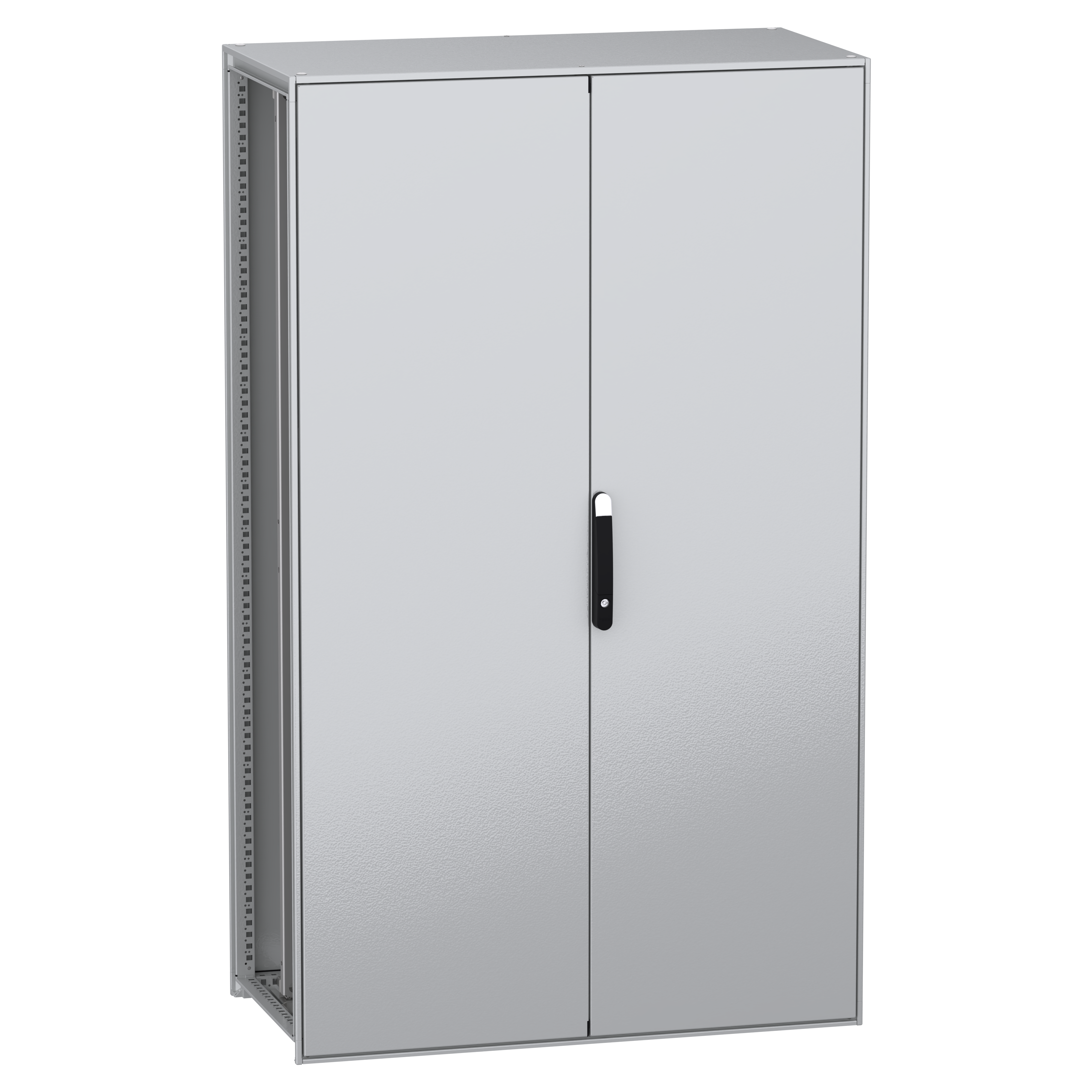 SCHNEIDER ELECTRIC - Armadio modulare a pavimento, PanelSeT SFN, acciaio decarbonizzato, piastra, 2000x1200x600 mm, 2 porte, IP55