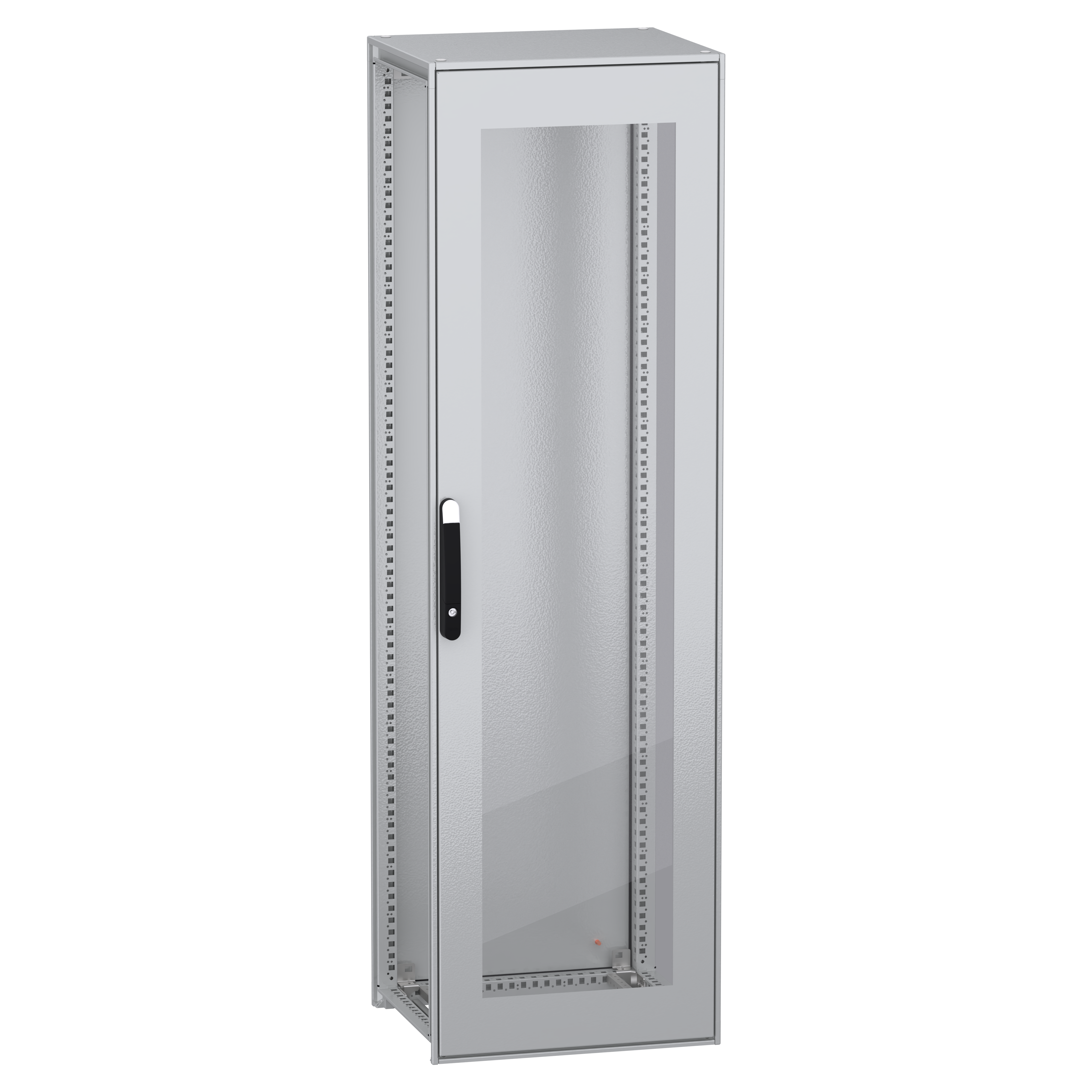SCHNEIDER ELECTRIC - Armadio modulare a pavimento, PanelSeT SFN, acciaio decarbonizzato, porta trasparente, 2000x600x500mm, IP55