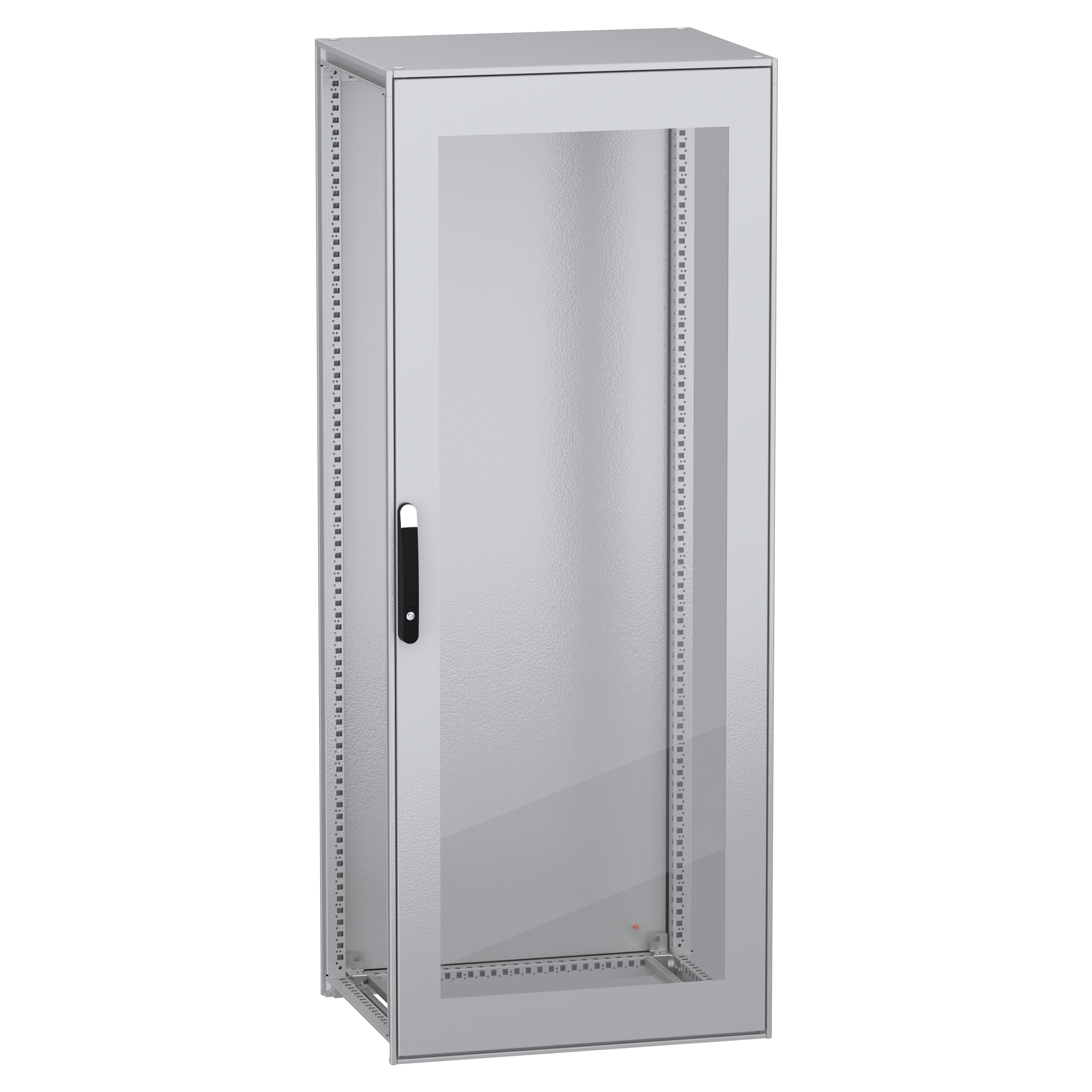 SCHNEIDER ELECTRIC - Armadio modulare a pavimento, PanelSeT SFN, acciaio decarbonizzato, porta trasparente, 2000x800x600mm, IP55