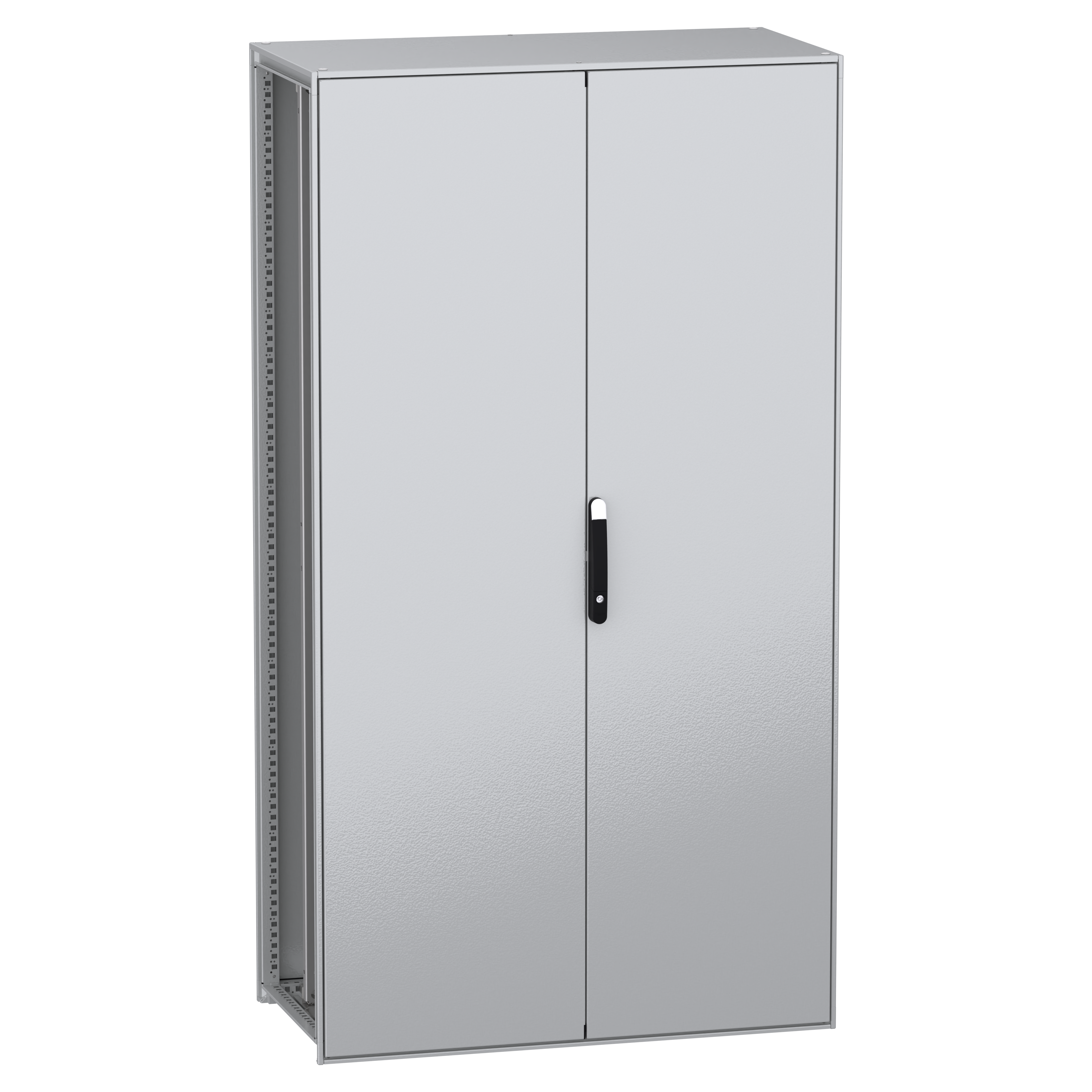 SCHNEIDER ELECTRIC - Armadio modulare a pavimento, PanelSeT SFN, acciaio decarbonizzato, piastra, 2200x1200x600 mm, 2 porte, IP55