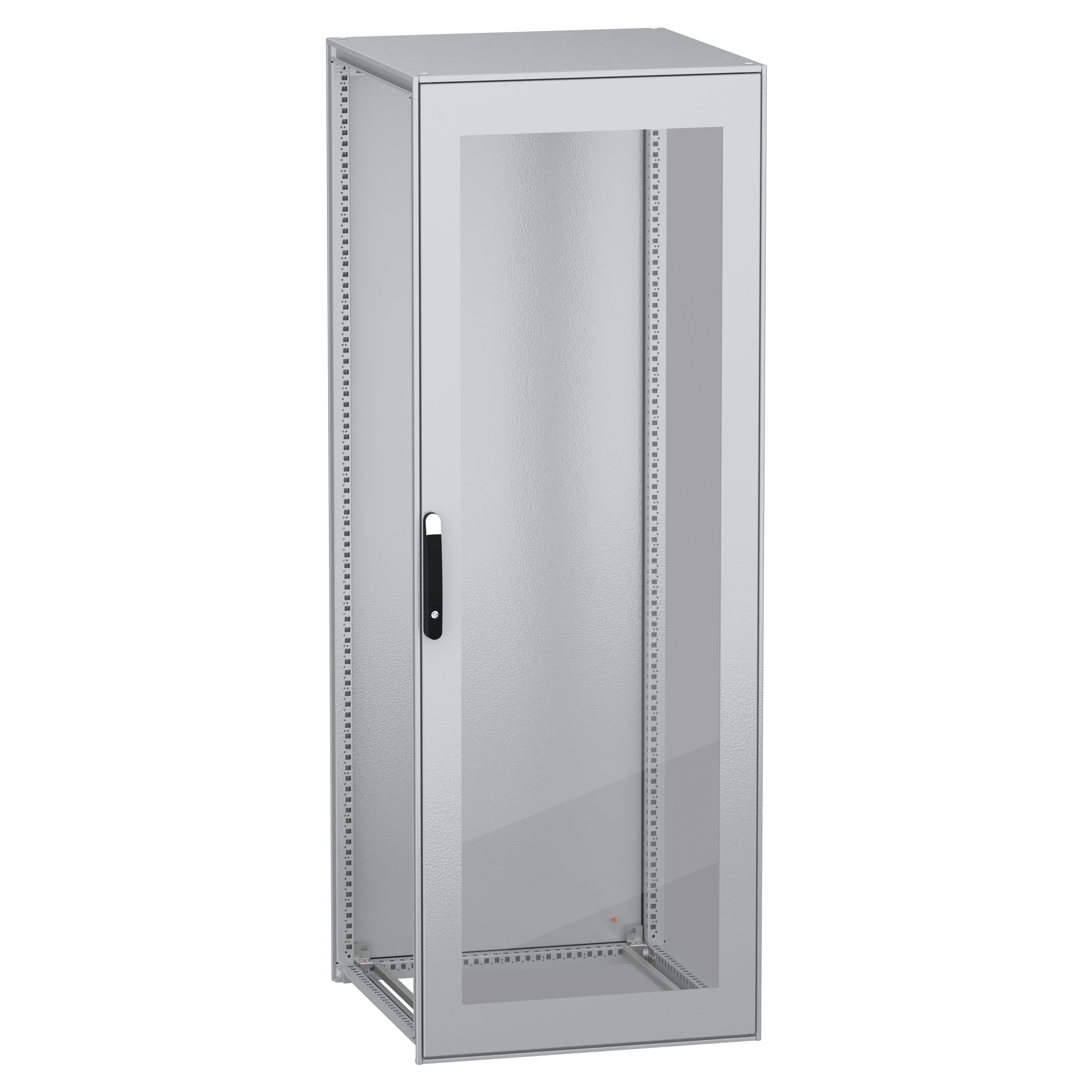 SCHNEIDER ELECTRIC - Armadio modulare a pavimento, PanelSeT SFN, acciaio decarbonizzato, porta trasparente, 2200x800x800mm, IP55