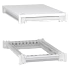 SCHNEIDER ELECTRIC - Telaio inferiore e superiore, Prismaset HD, per armadio elettrico L 300 P 500 mm, tetto incluso, RAL 9003