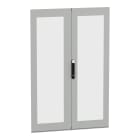 SCHNEIDER ELECTRIC - Porta trasparente doppia, PanelSeT SFN, PanelSeT SM, per armadio elettrico H1800 W1200mm